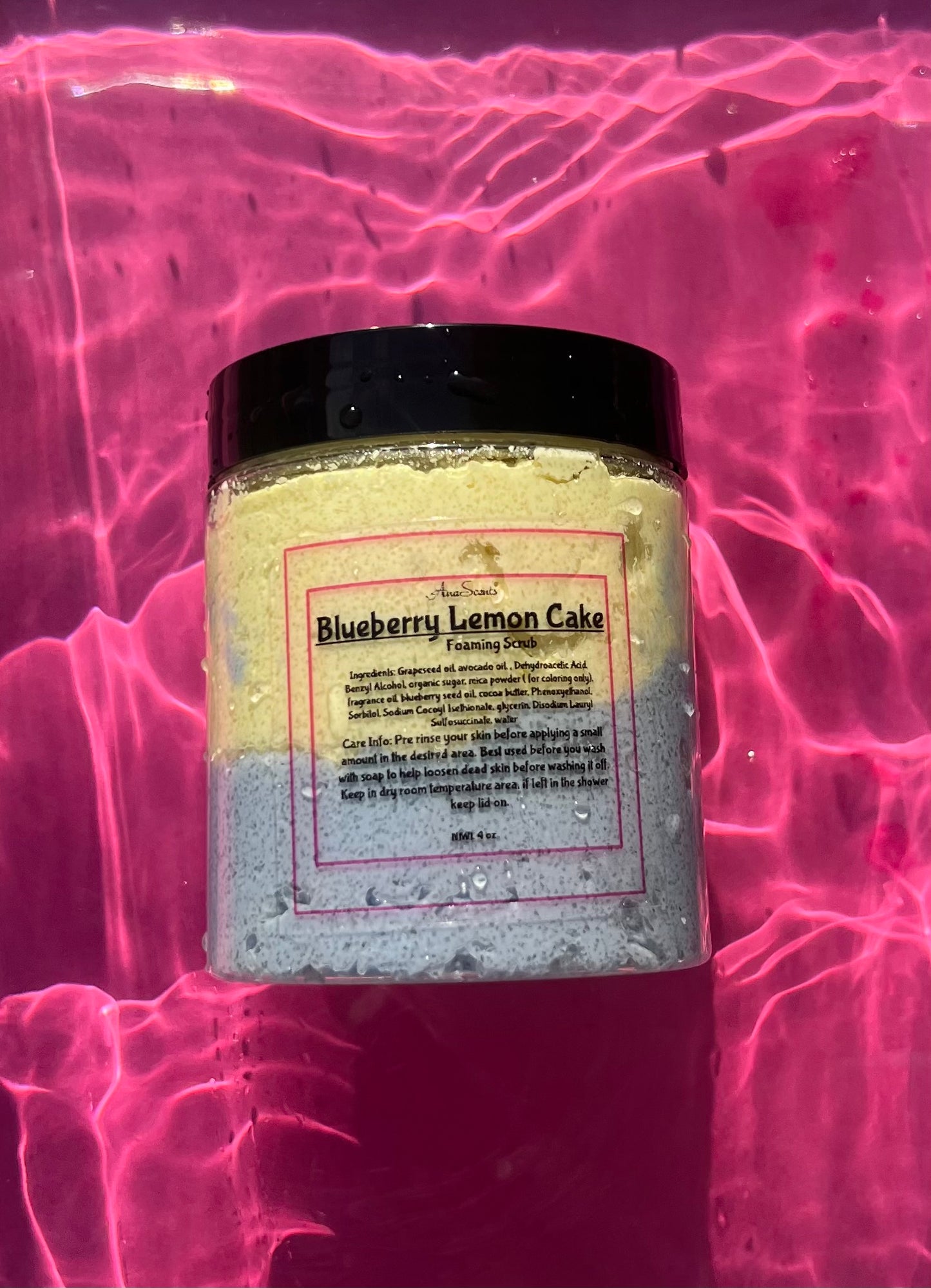 Blueberry Lemon Cake Foaming Sugar Scrub