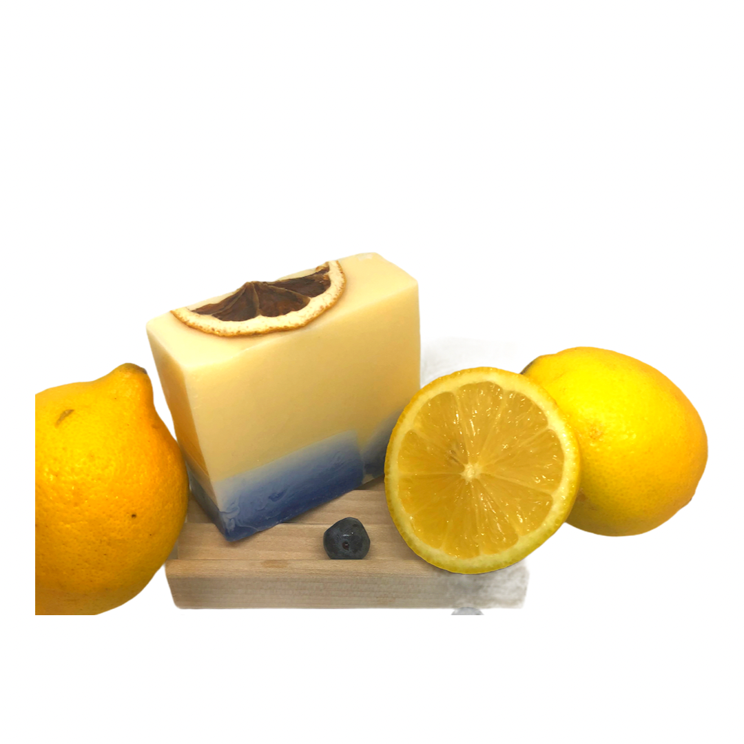 Blueberry Lemon Cake (cocoa butter soap) (Discontinued)