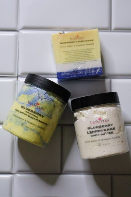 Blueberry Lemon Cake Body Care Bundle